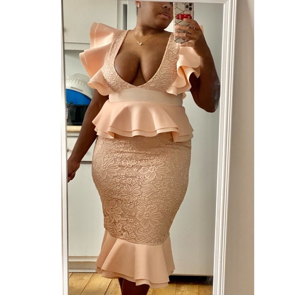 scuba midi dress - Picture 6 of 6